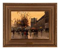 Le Louvre et Quai Seine 1905