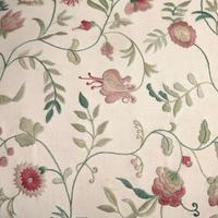 With Embroidered Upholstery by Erica Wilson (American, 1928-2011) Louis XV Style Fauteuil, USA, 20th century