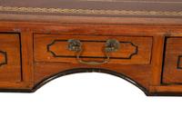 A William IV Style Mahogany Writing Desk with Gilt Tooled Leather Top — 20th Century