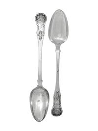 A Pair of Scottish William IV Silver Serving Spoons