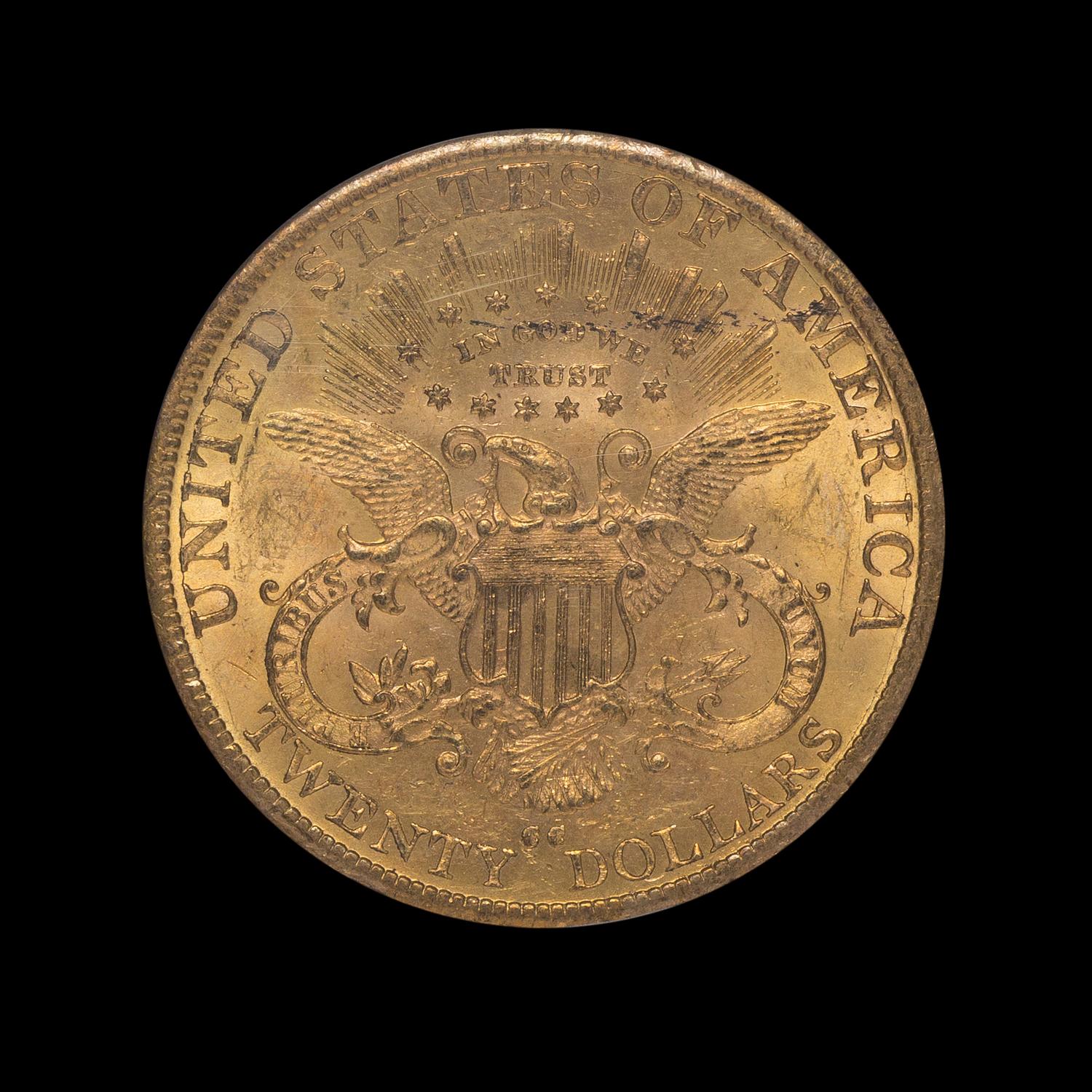 A United States 1890-CC Liberty Head $20 Gold Coin