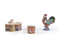 A Group of Spode 'Dollar' Pattern Wares and Other Imari Style Porcelain