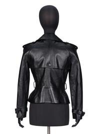 Christian Dior, Black Leather Motorcycle Jacket