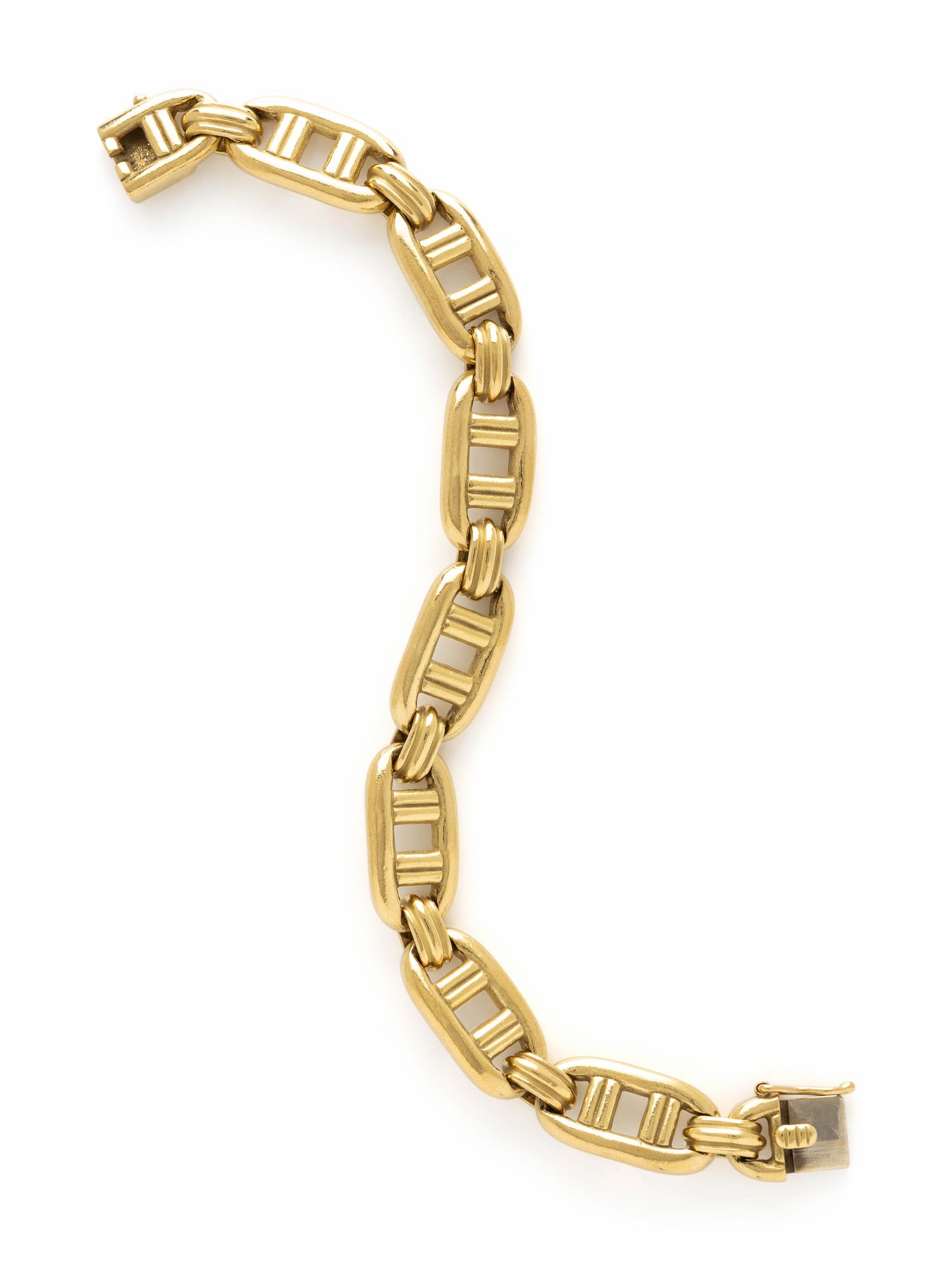 KIESELSTEIN-CORD, YELLOW GOLD BRACELET