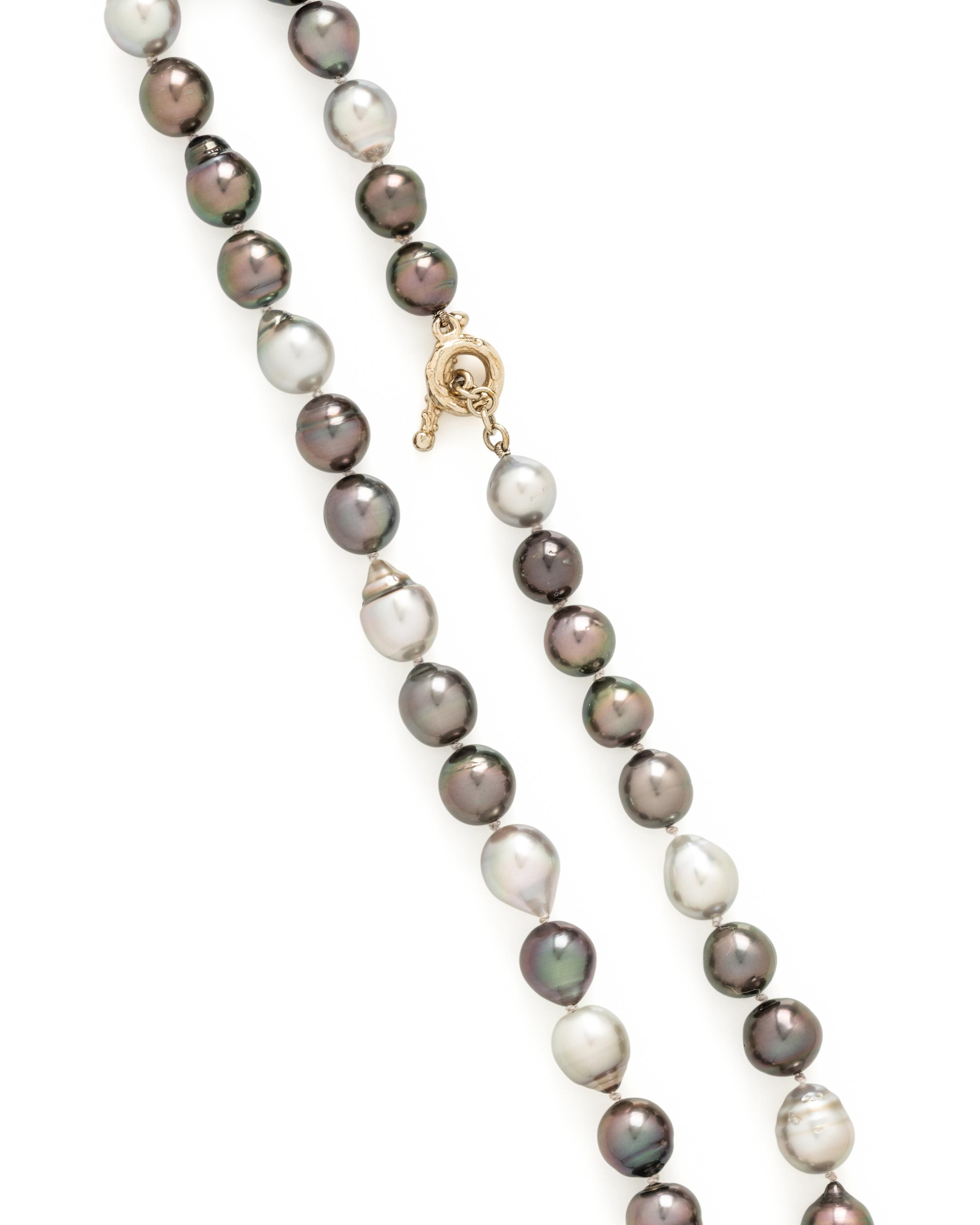 MULTI COLOR BAROQUE CULTURED PEARL NECKLACE