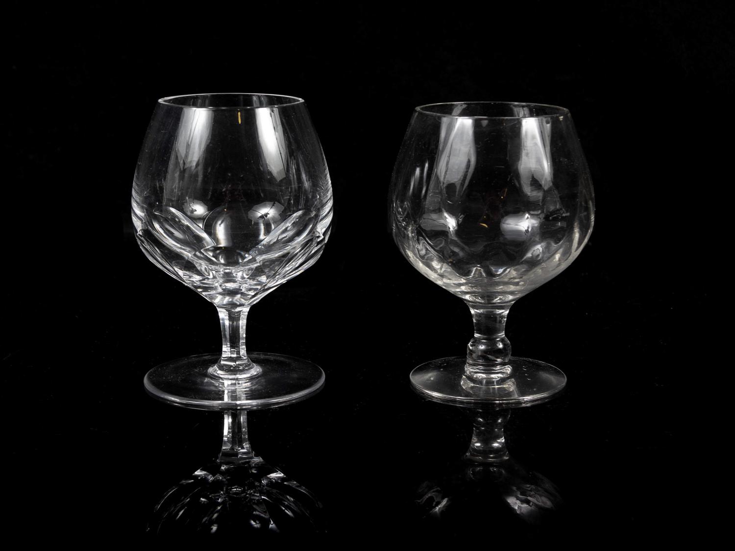 A Set of Thirteen Galway Glass Snifters