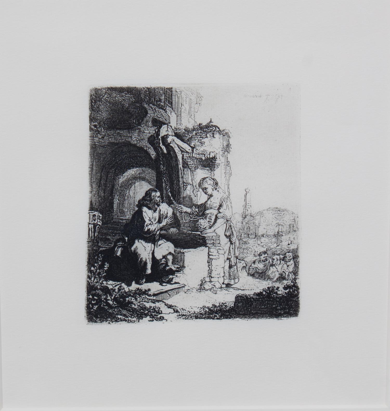 Rembrandt van Rijn, (Dutch, 1606-1669), Christ and the Woman of Samaria