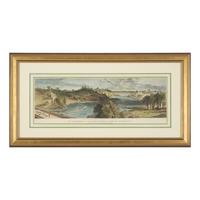 [Philadelphia] Group of 8 views and scenes of Philadelphia and Pennsylvania