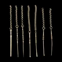 A Large Group of 31 Chinese Silver Tools, Qing Dynasty and Earlier 清及更早 銀事件兒一組