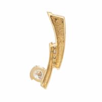 Yellow Gold and Diamond Slide Pendant