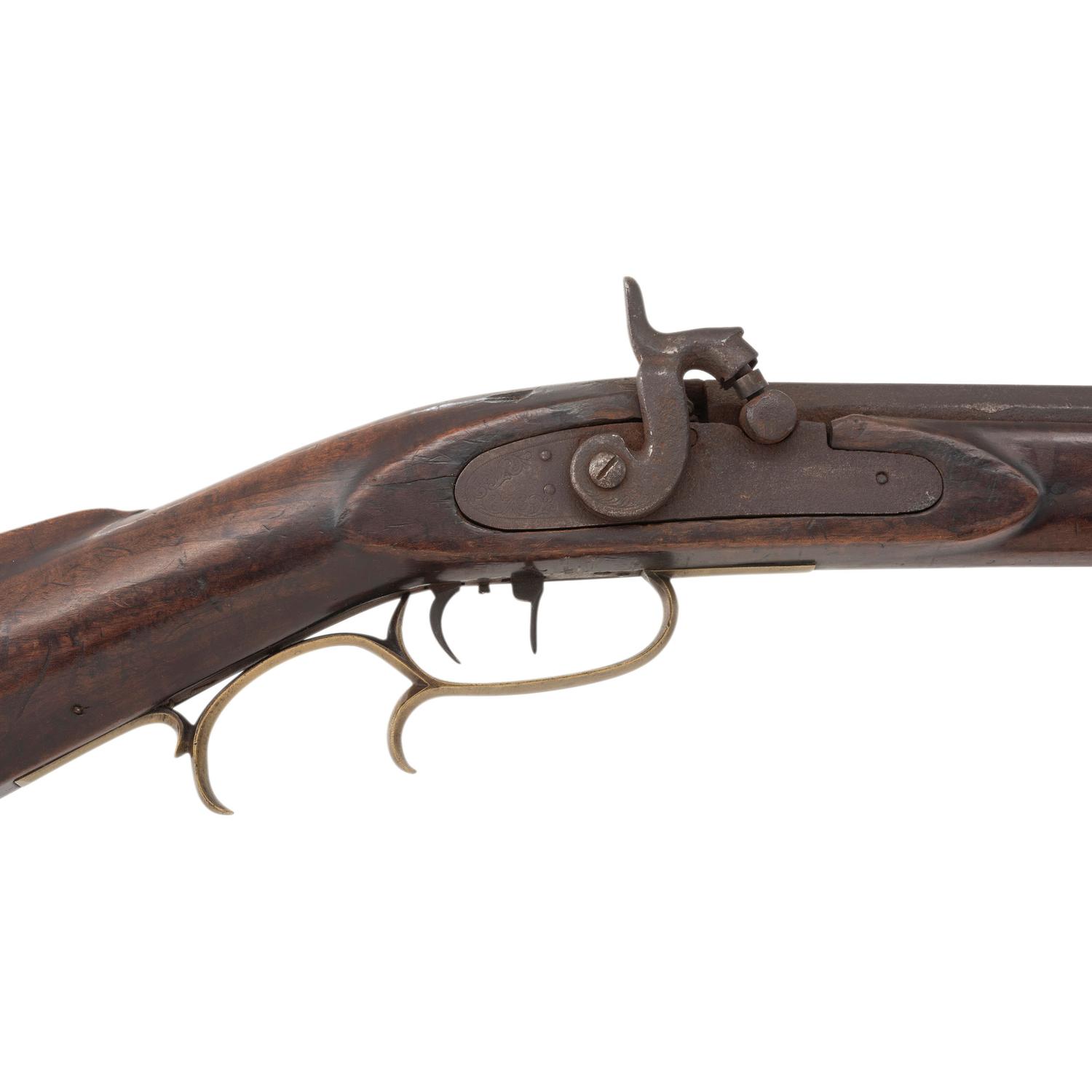 Unsigned Full Stock Percussion Rifle