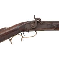 Unsigned Full Stock Percussion Rifle