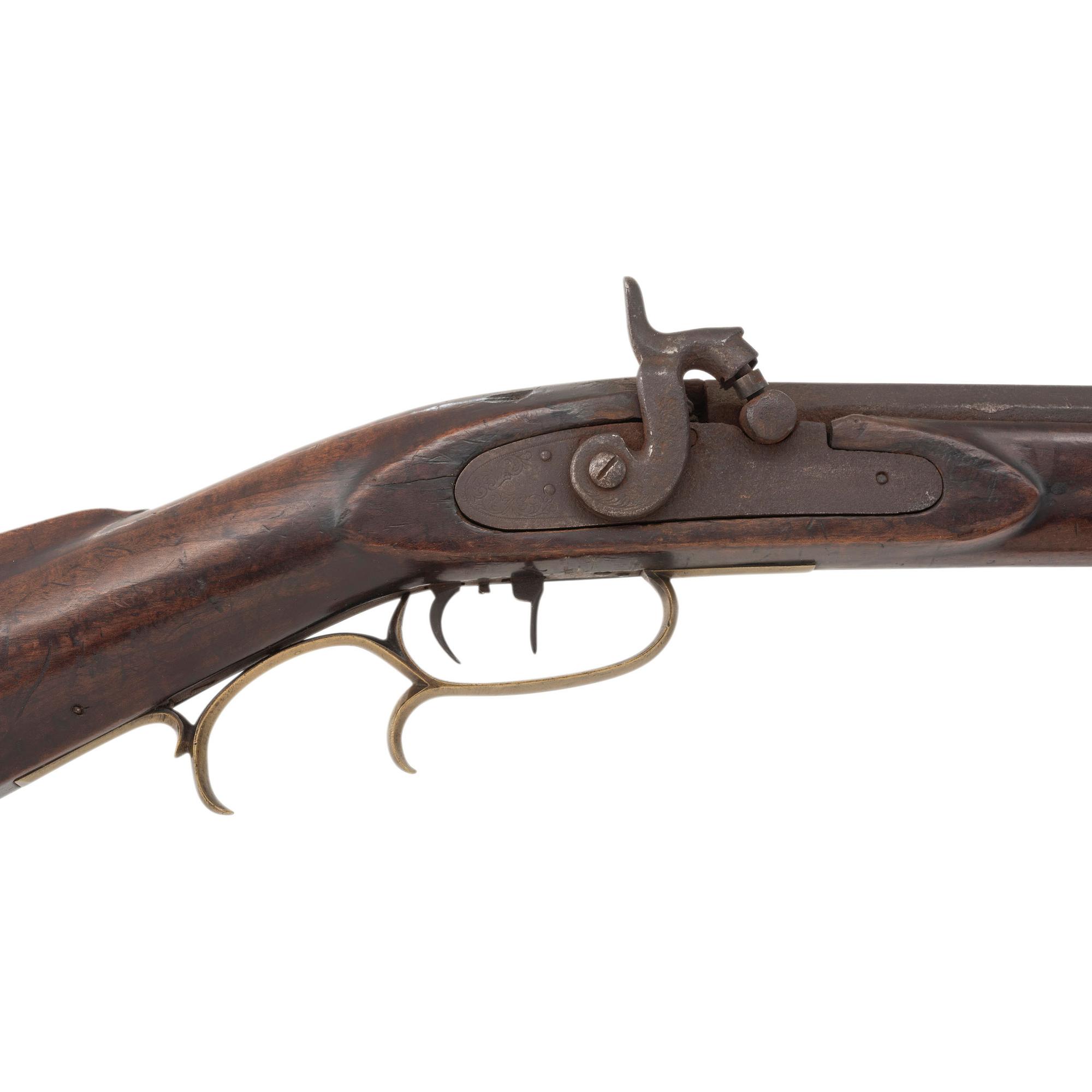 Unsigned Full Stock Percussion Rifle