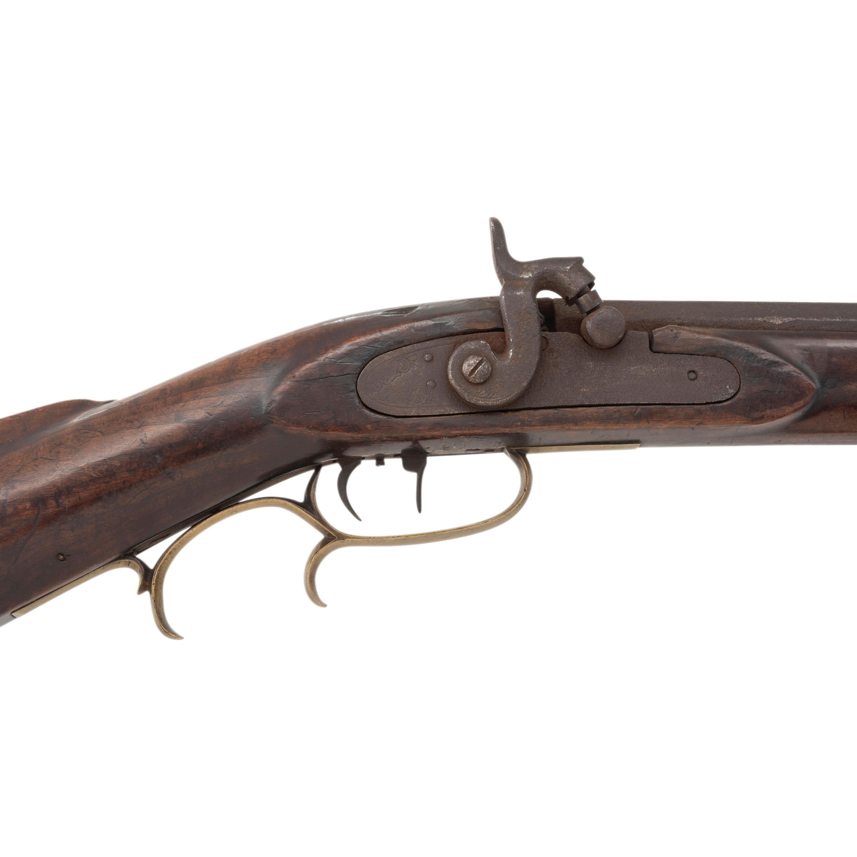 Unsigned Full Stock Percussion Rifle