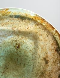 A Roman Light Blue Glass Dish