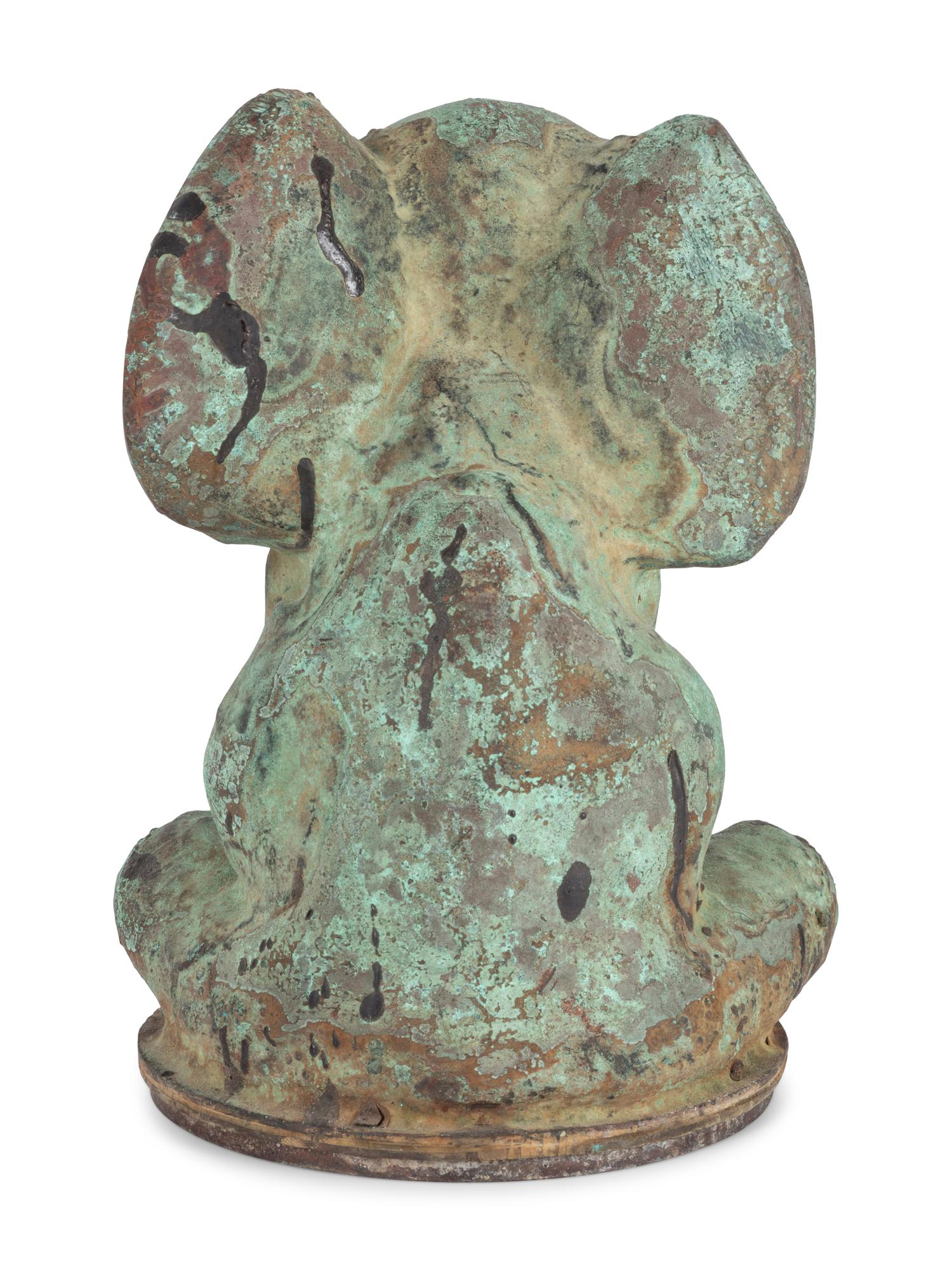 A Molded Copper Elephant-Form Toy Mold