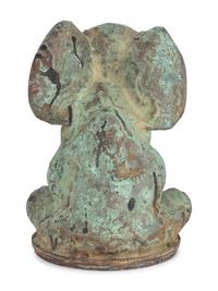 A Molded Copper Elephant-Form Toy Mold