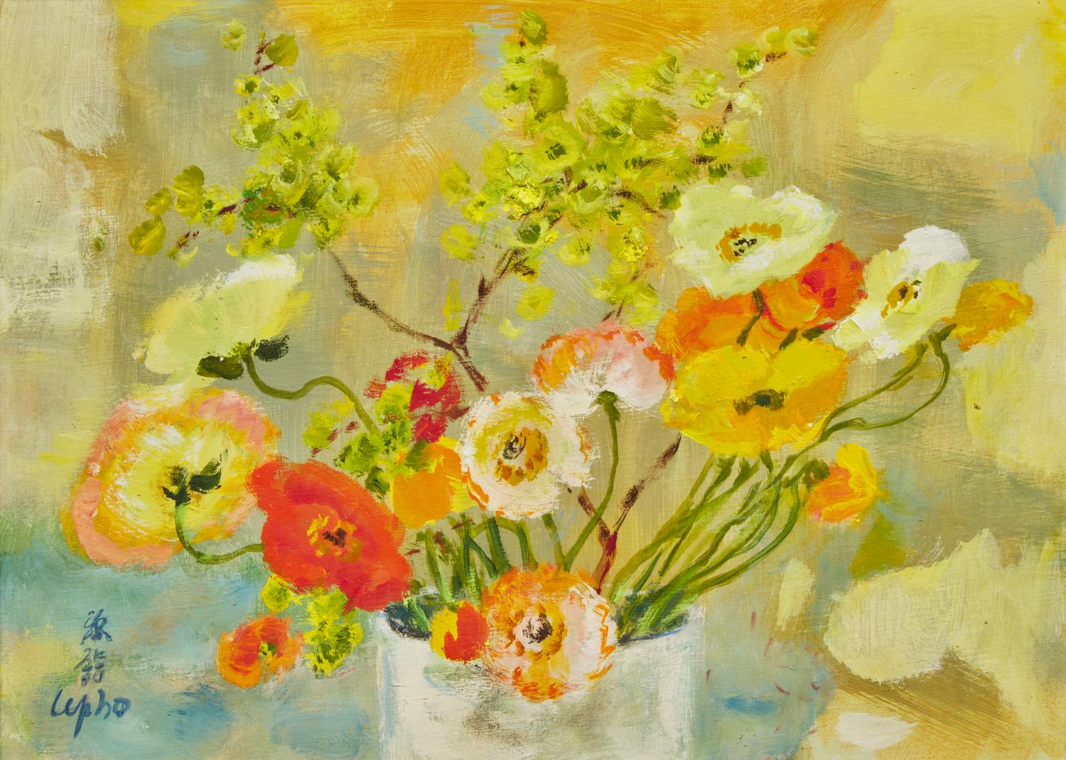 Les Poppies Rouges et Jaunes , 1976