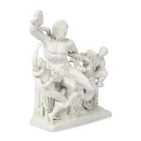 A Grand Tour Parian Ware Figural Group of Laocoön and his Sons
