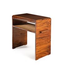 A Pair of Czech Stained Wood Side Tables