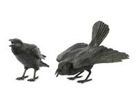 Two Works: Raven VI B , edition 48/50, and Raven XI B , edition 31/50