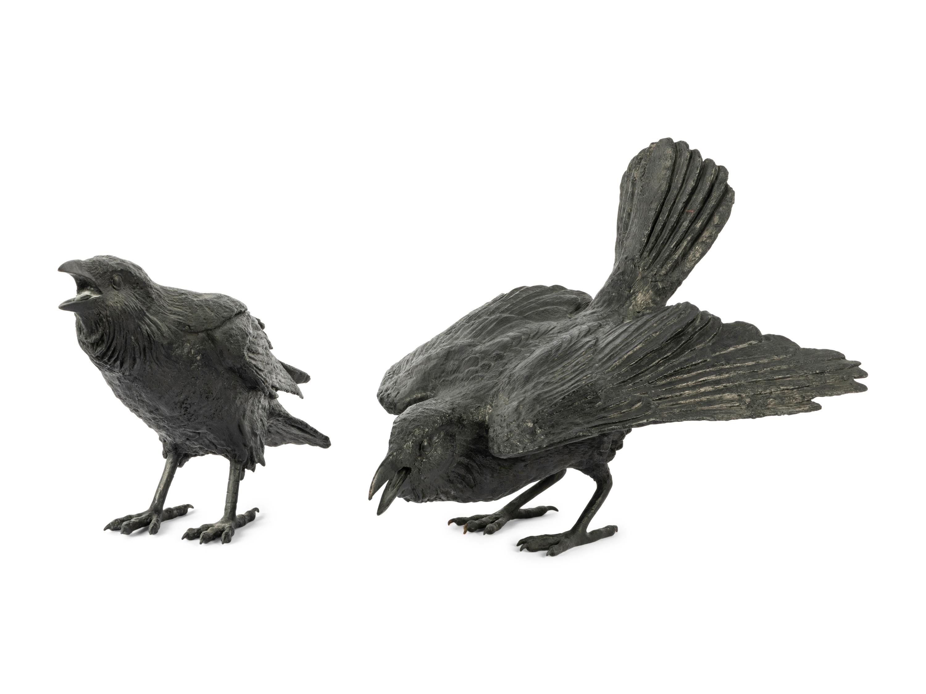 Two Works: Raven VI B , edition 48/50, and Raven XI B , edition 31/50