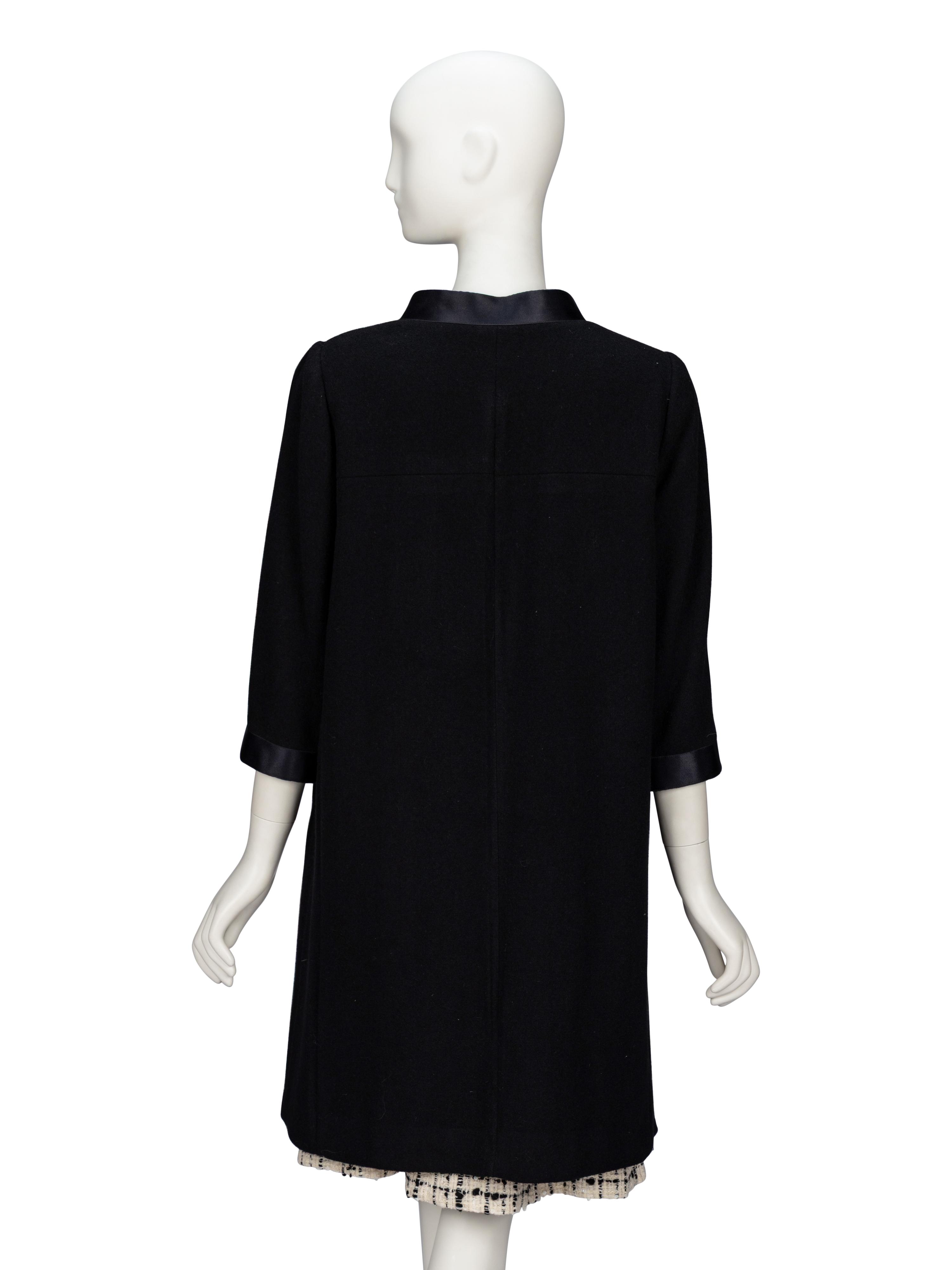 Chanel, Black Evening Coat