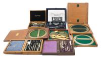 A Collection of Drawing Instruments Diameter of great turnstiles 12 inches.
