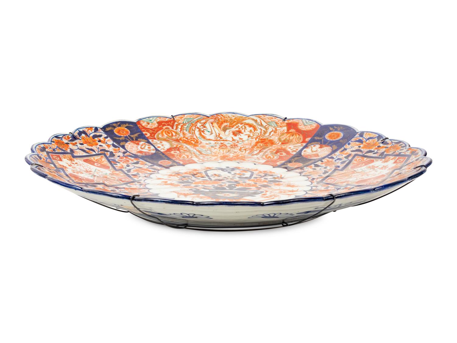 An Imari Porcelain Charger