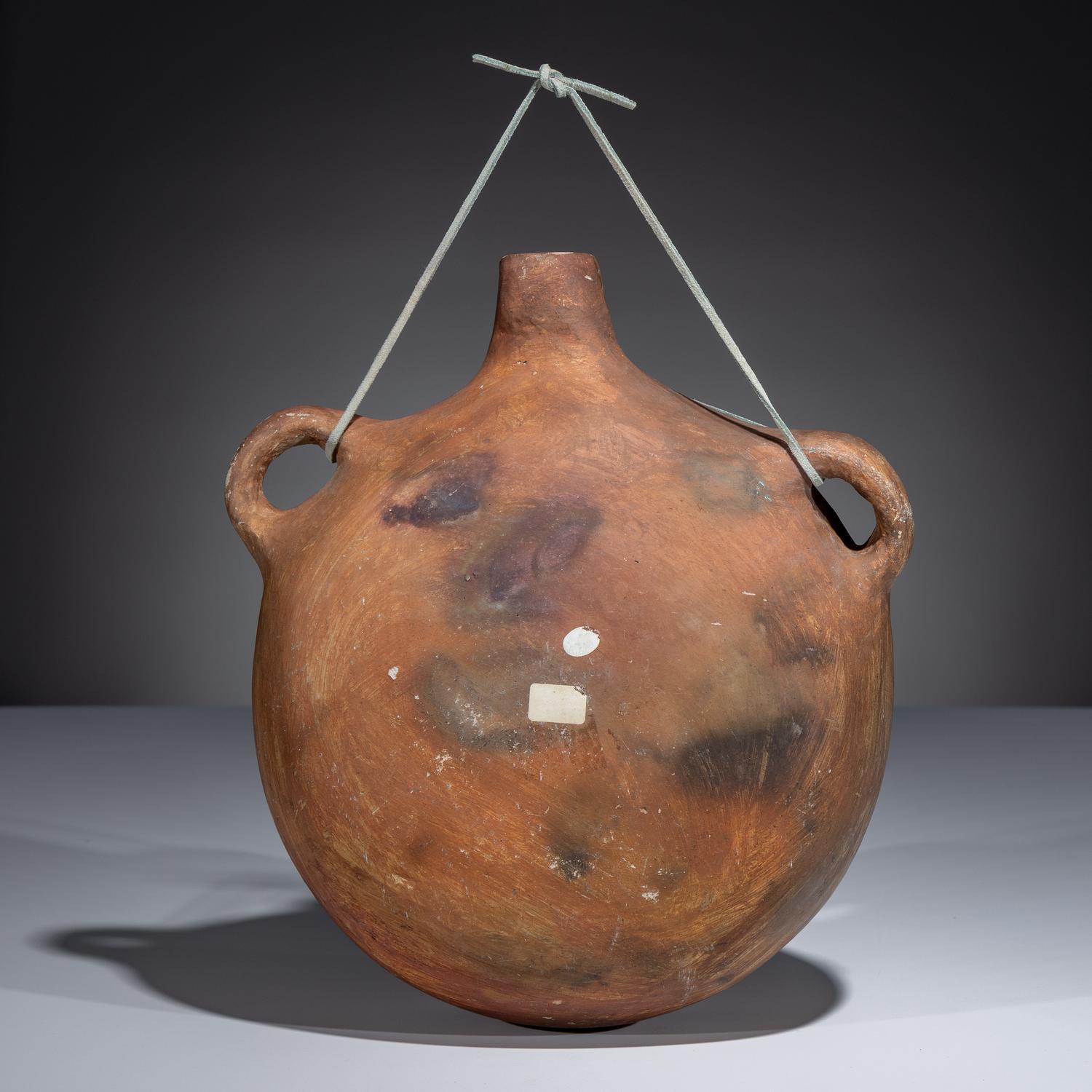 Large Hopi Pottery Canteen