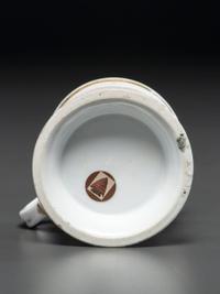 A Photographic Transfer Porcelain Shaving Mug Depicting Mexican Politician Coronel Miguel Ahumada