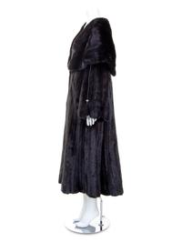 Elan Furs Long Mink Coat, 1990-2000s