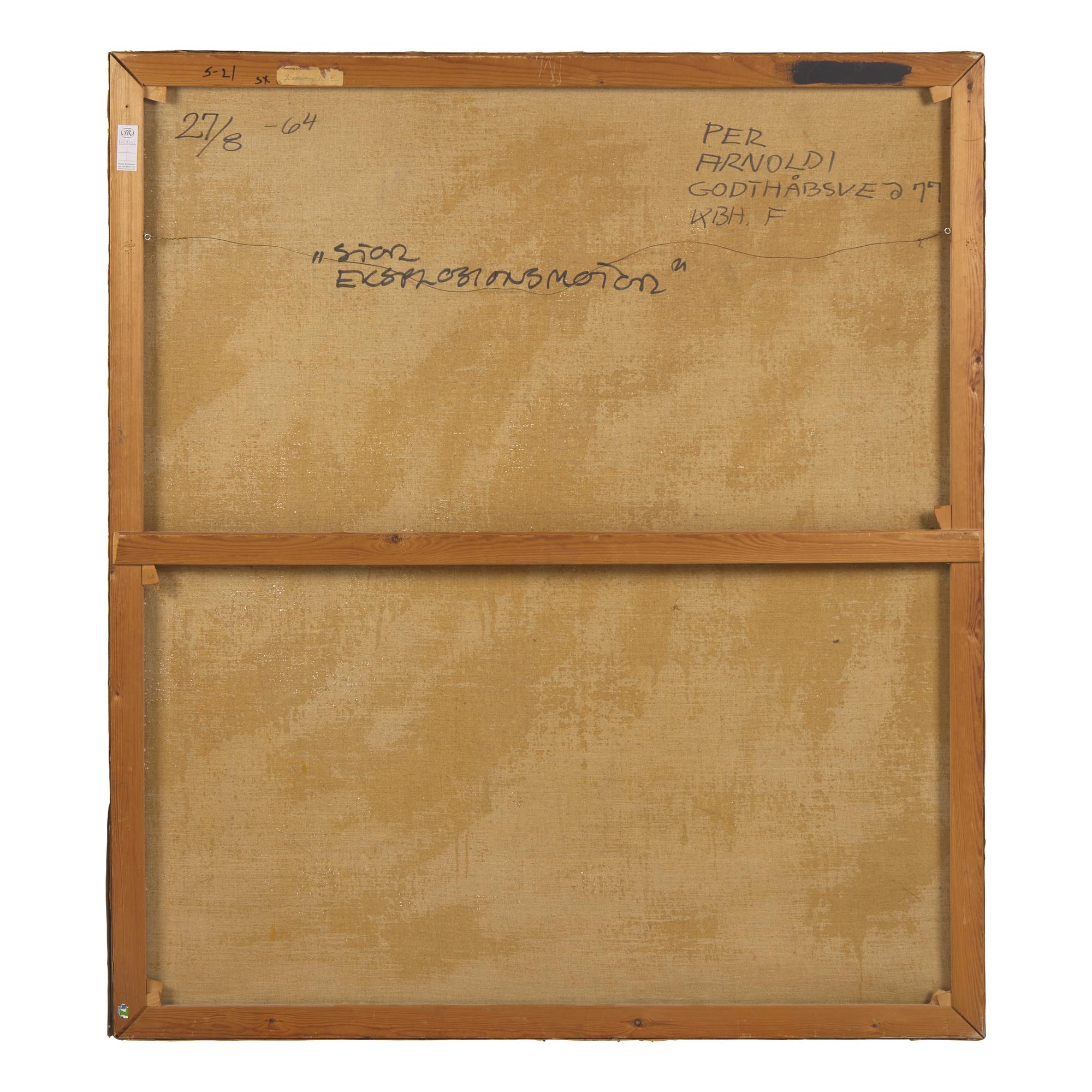 Per Arnoldi (Danish, b. 1941) — Stor eksplosionsmotor, 1964