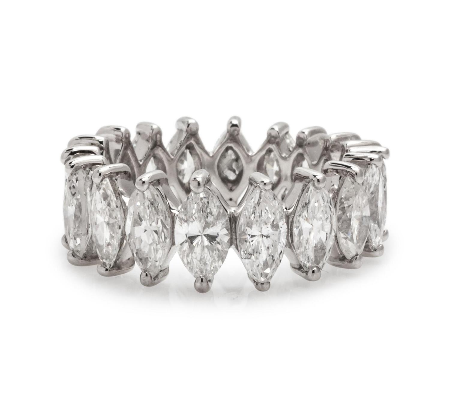 Platinum and Diamond Eternity Band
