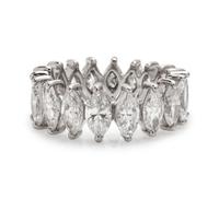 Platinum and Diamond Eternity Band