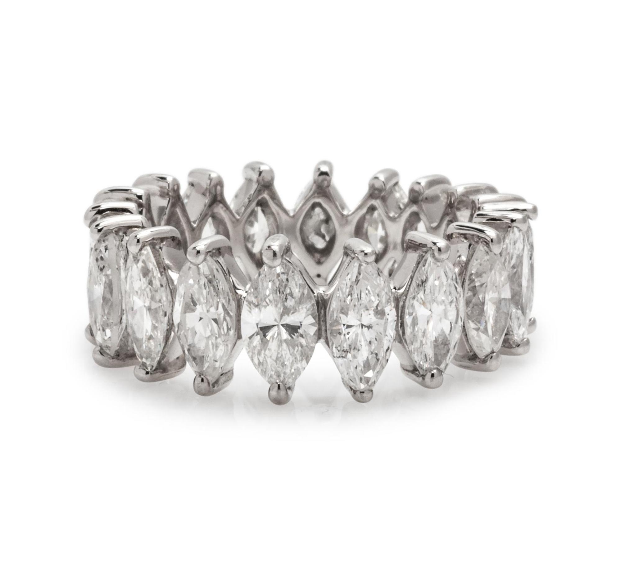 Platinum and Diamond Eternity Band