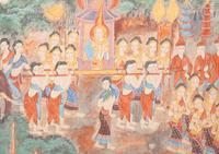 A Thai Buddhist Painting on Linen — 20TH CENTURY