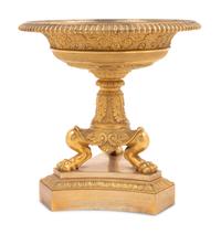 A Louis Philippe Gilt Bronze Tazza