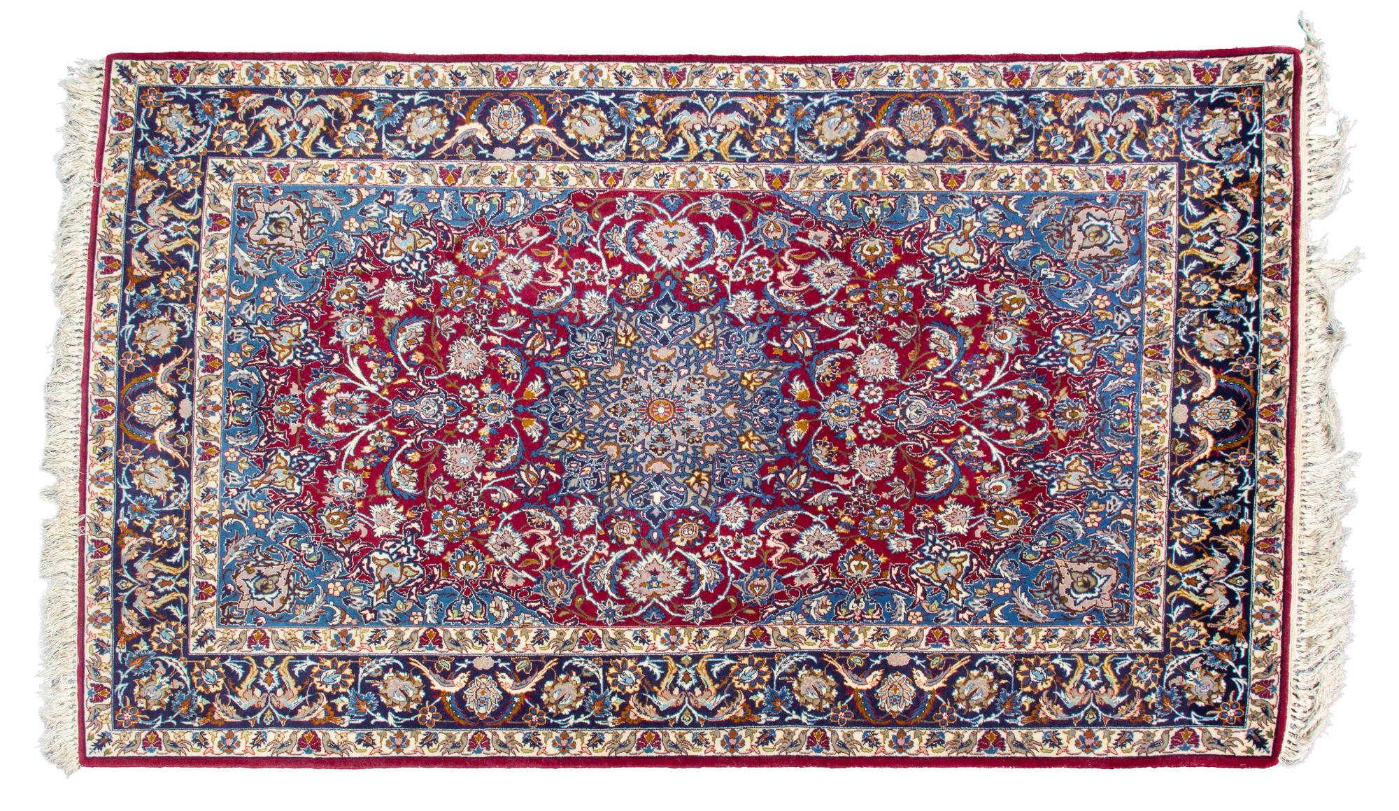 A Nain Wool Rug 5' 11" x 3' 7 1/2" — 20TH CENTURY