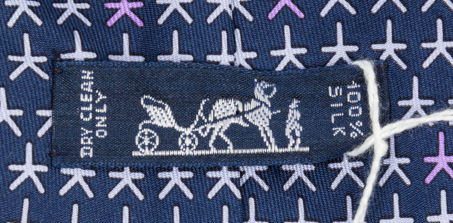 A Group of Three Hermes Silk Ties,