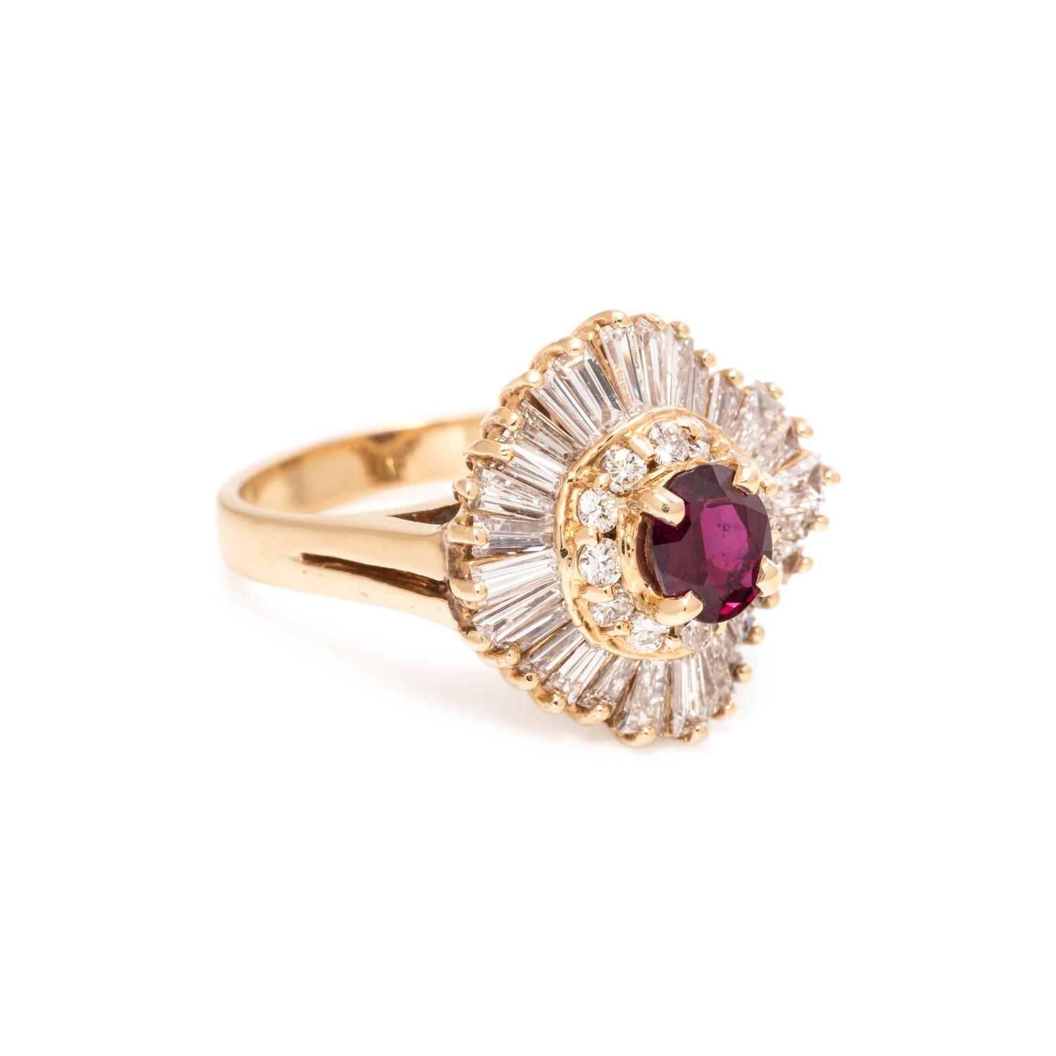 RUBY AND DIAMOND RING