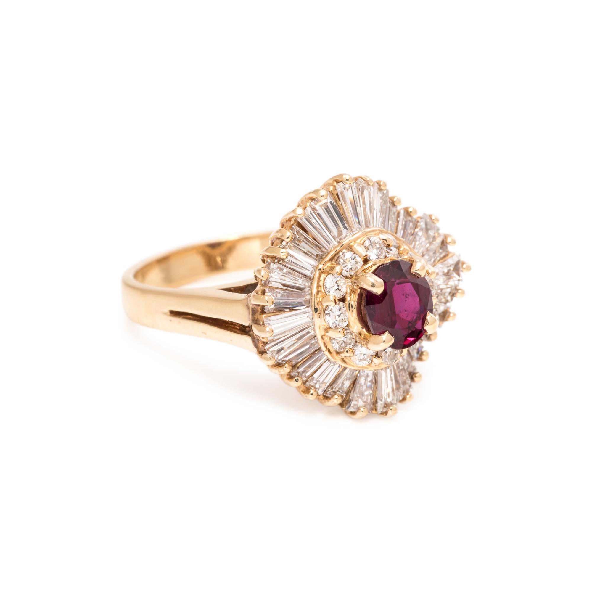 RUBY AND DIAMOND RING