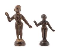 Two Indian Bronze Figures of Females