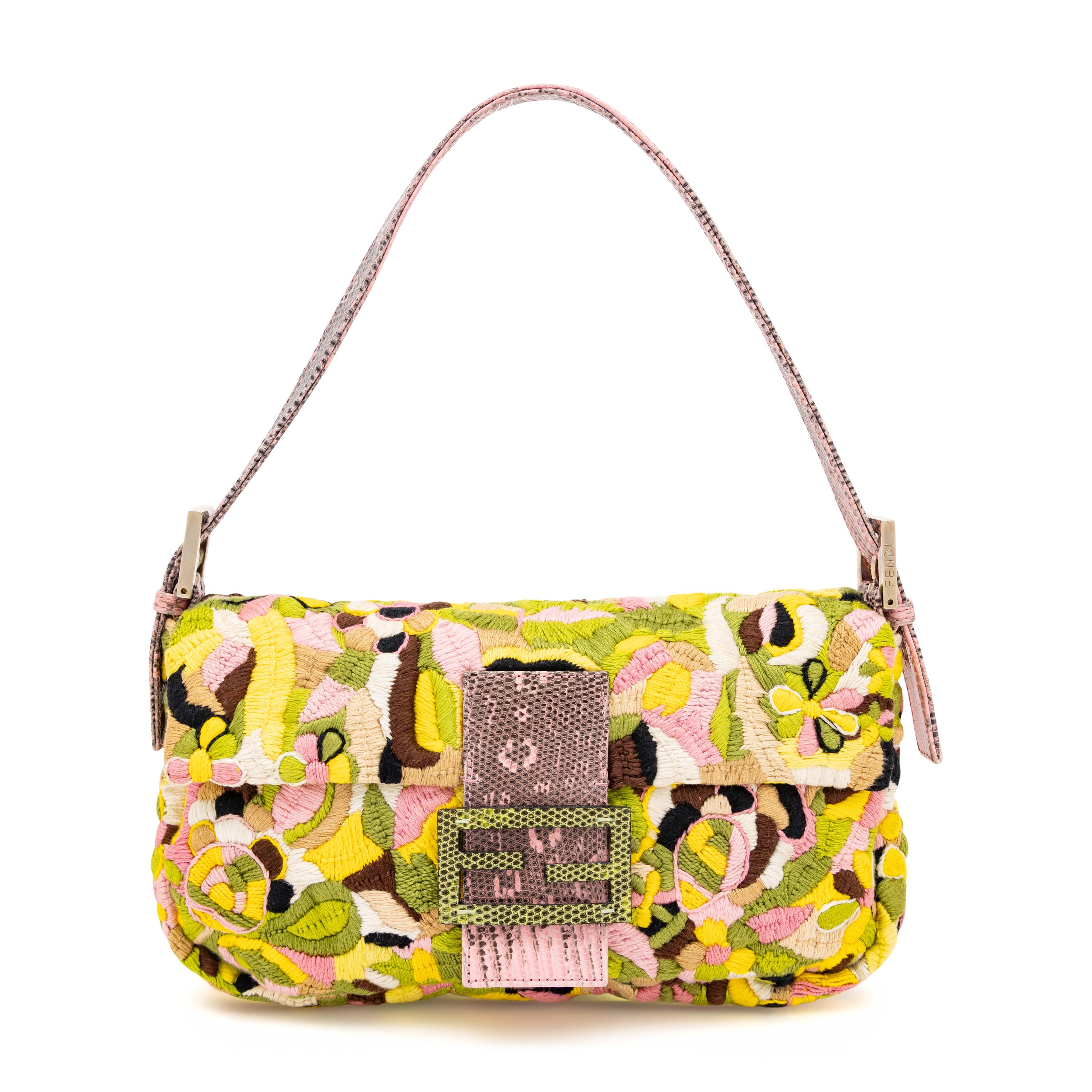 Fendi, Embroidered Baguette Bag