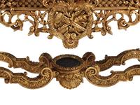 A Louis XV Style Giltwood and Chinese Lacquer Table