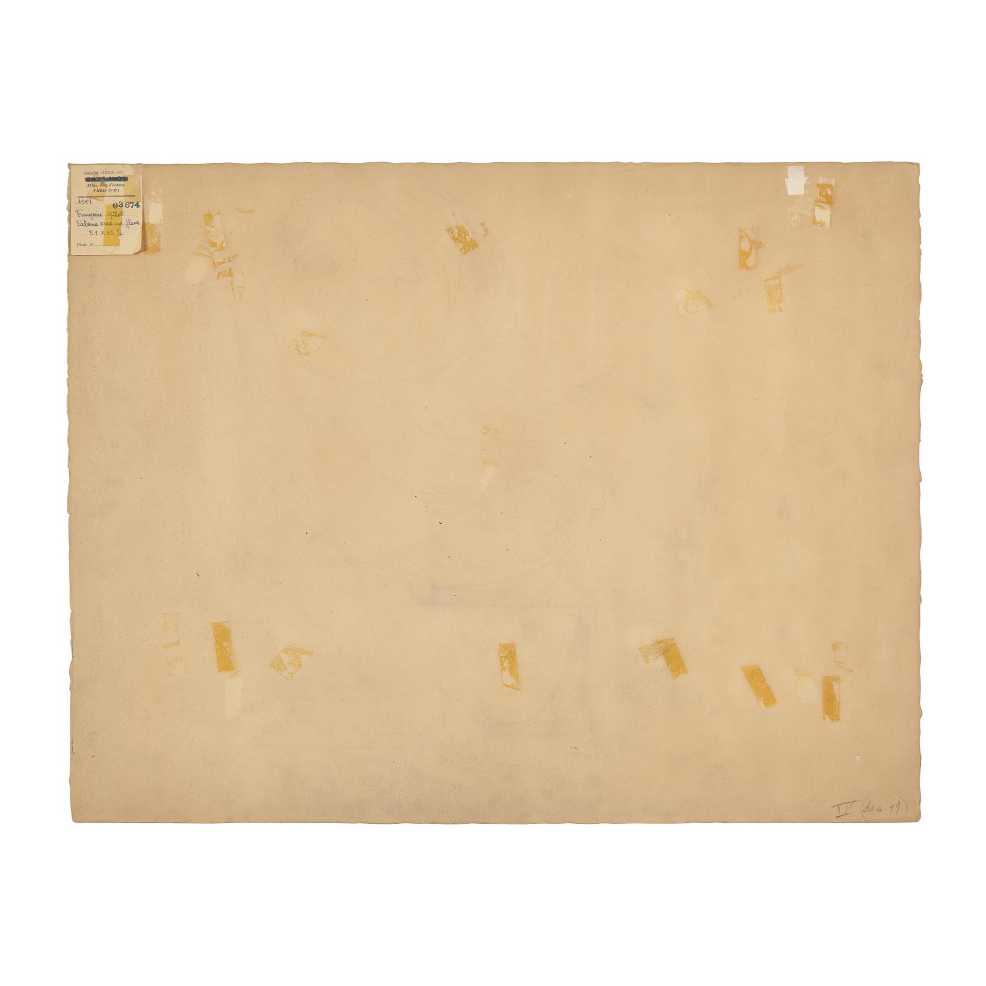 Françoise Gilot (French, 1921-2023) — Paloma à la Fleur , 1949