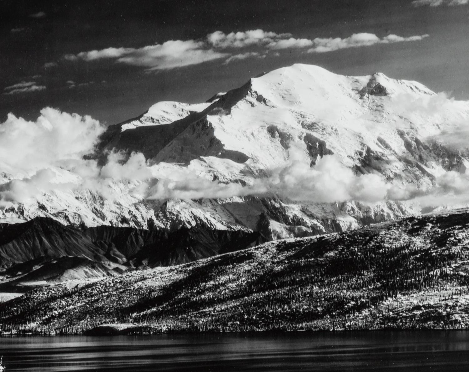 Bradford Washburn (1910-2007) Mount McKinley, Twilight over Wonder Lake, Alaska, 1953