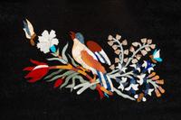 A Set of Four Pietra Dura Plaques in Giltwood Frames