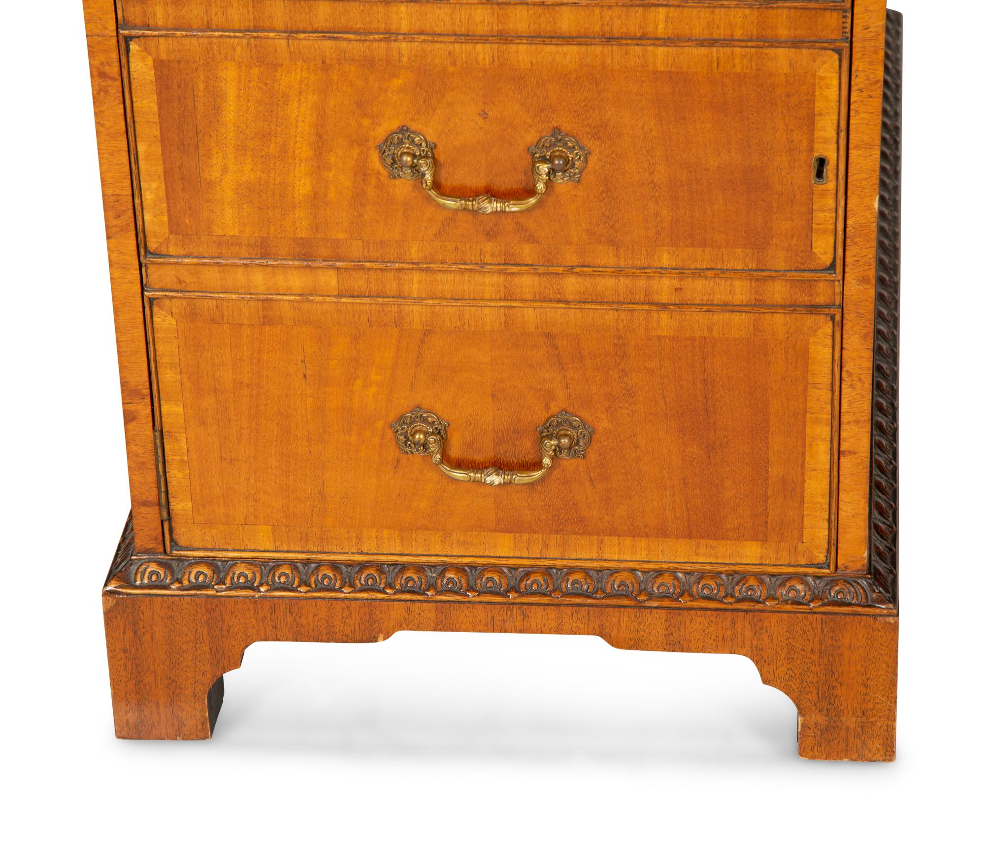 A George III Style Mahogany Partner's Desk
