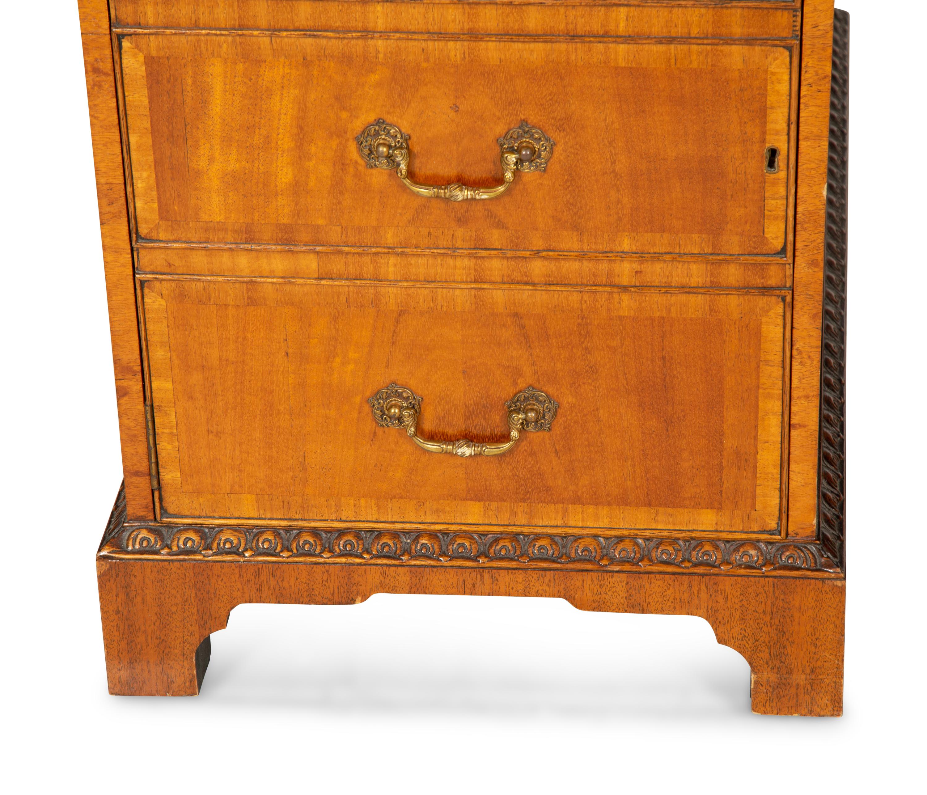 A George III Style Mahogany Partner's Desk